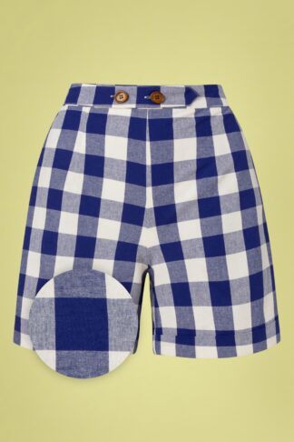 Cruise Ship Shorts in Blue and White