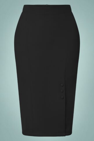 Paula Pencil Skirt en Noir