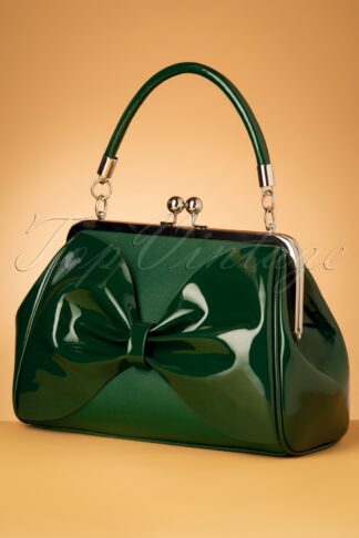 50s Hollywood Glam Handbag in Green
