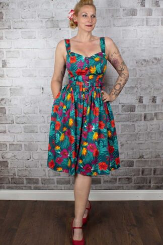 Collectif Jemima Tropico Swing Kleid #16