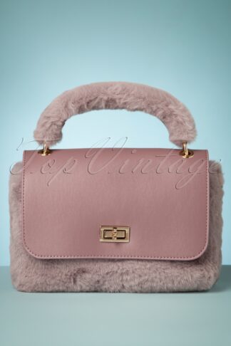 50s Hepburn Bag in Dusty Pink