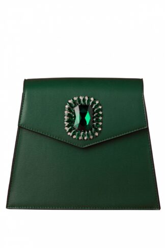 60s Jackie Diamond Handbag in Green
