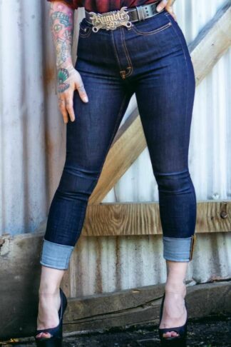 Rumble59 Ladies Denim - High-waisted Skinny Jeans - Second Skin #26/30
