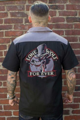 Rumble59 - Worker Shirt - Lone wolf forever #M