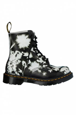 1460 Phantom Floral Shadow Ankle Boots in Black
