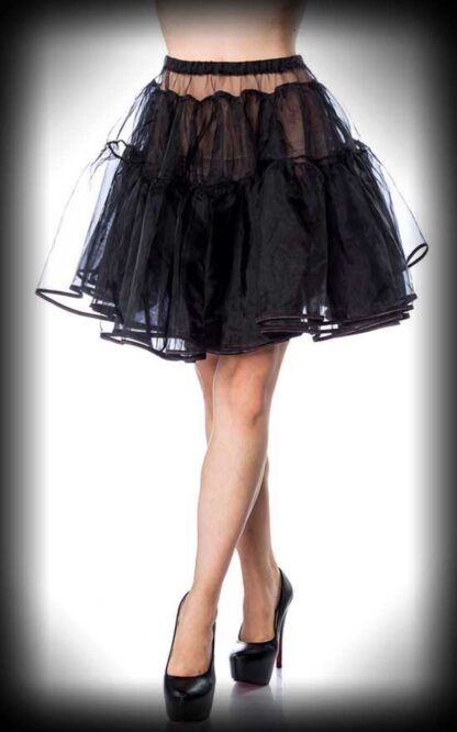 Belsira Petticoat kurz Rockabella - schwarz #XL-3XL