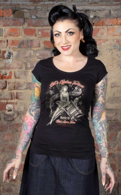 Rumble59 - Ladies T-Shirt - Hell's Kitchen Tattoos #S