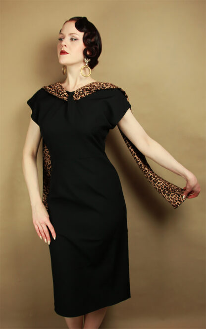 Collectif Straight Dress Lorelei Leopard #14