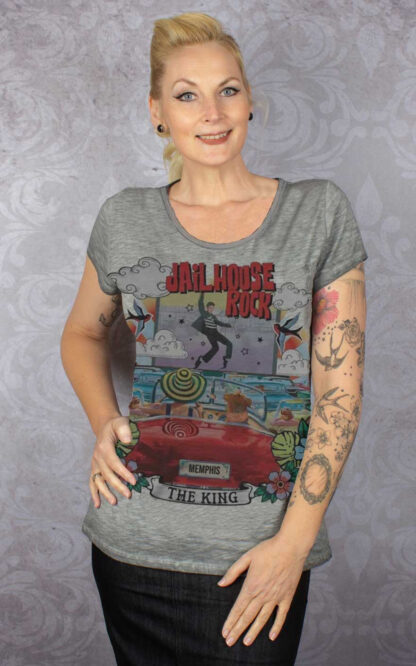 Donkey Swing - Ladies Shirt Jailhouse Rock #S