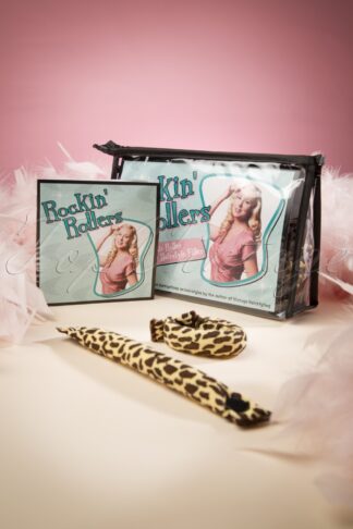 Vintage Hairstyling: Rockin' Rollers Soft Leopard Print Hair Roller und Hairstyle Filler