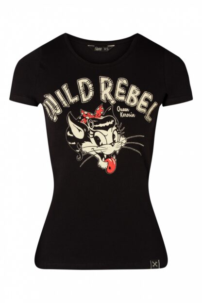 Wild Rebel T-Shirt in Schwarz