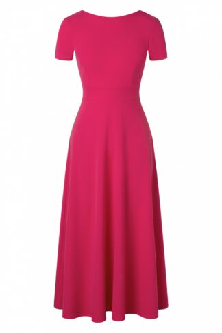 Mindy Maxi Kleid in Hot Pink