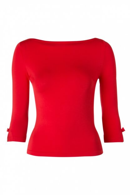 Modernes Love Top in Rot
