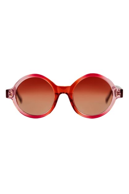 Stay Shady Runde Sonnenbrille in Rot
