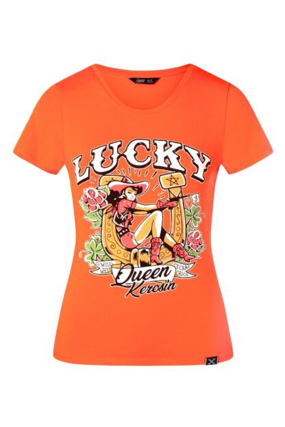 Lucky T-Shirt in Orange