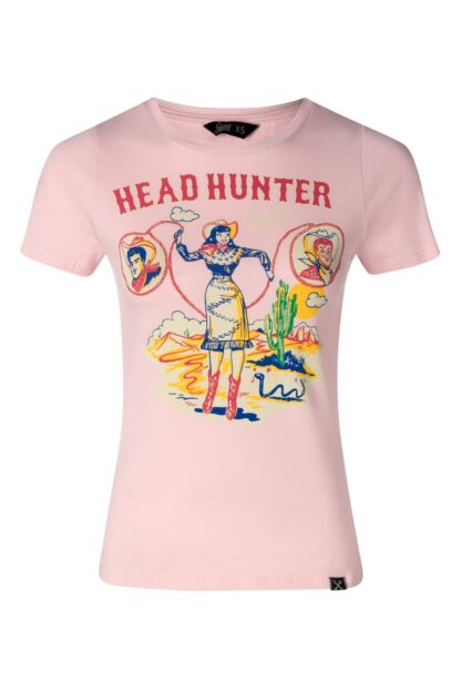 Head Hunter T-Shirt in Rosa