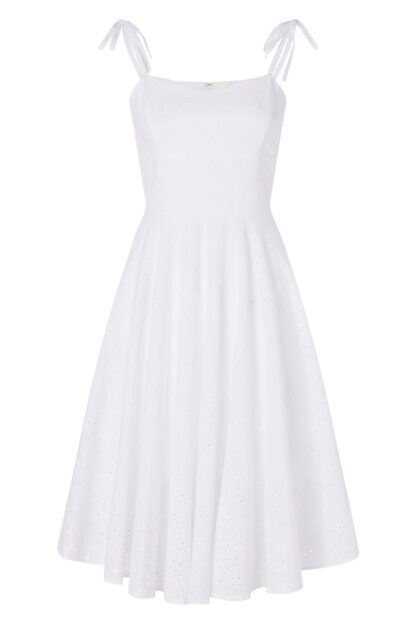 Quinn-Kleid in Weiß