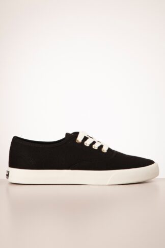 Chloe Canvas-Sneaker in Schwarz