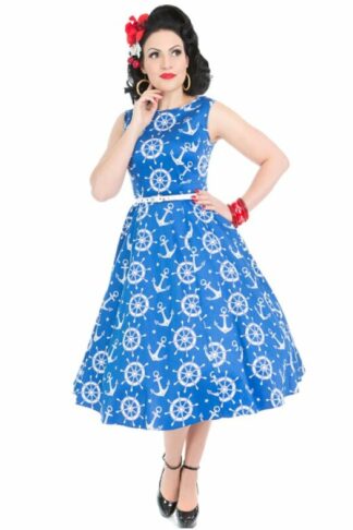 Hepburn Kleid Nautical