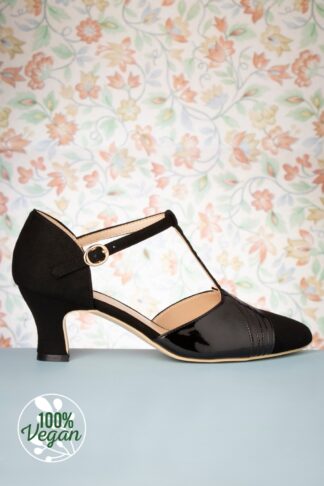 New York Luxe Pumps in Schwarz