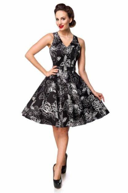 Retro Swingkleid mit Blumenmotiv