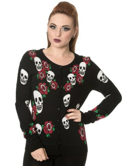 Skulls Rose Knit Jumper