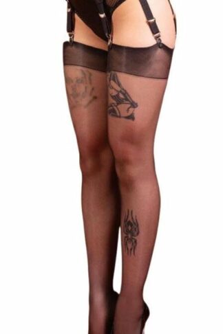 Glossy Nylons Schwarz