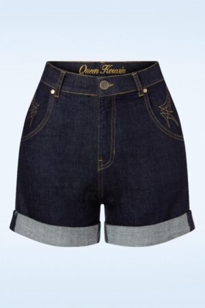 Ash Shorts in Dark Denim Blau
