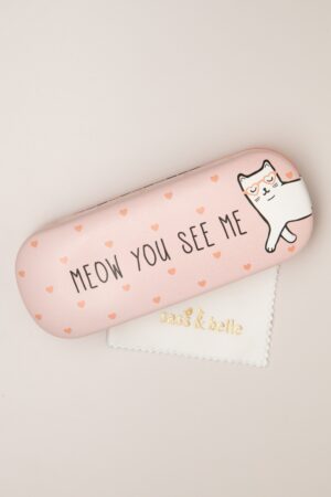 Cutie Cat Meow You See Me Brilenetui