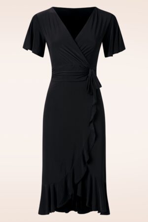 Desiree Bleistiftkleid in Schwarz