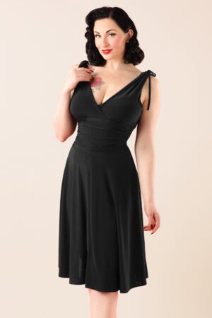 Griechisches Kleid in Schwarz