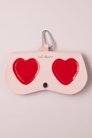 Heart Eye Sonnenbrillenetui in Babyrosa