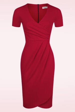 Leah Etuikleid in Rot
