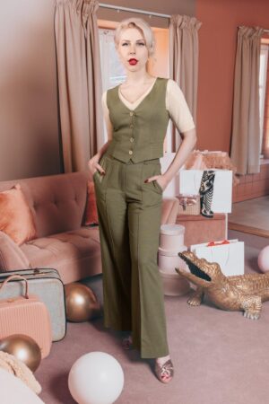 Masha Stoffhose in Khaki