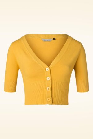 Overload-Cardigan in Senf