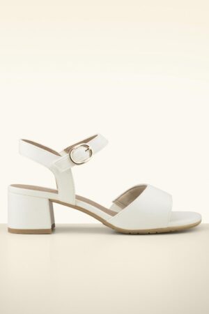 Steffi Softline Vegan Sandalen in Weiß.