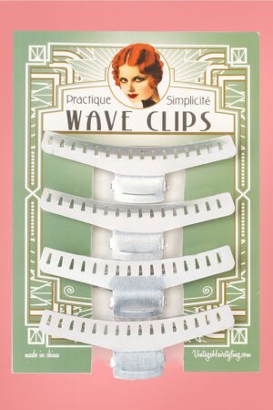 Vintage Hairstyling: Praktische Wellenclips