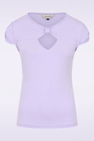 Be Free Jersey Top in lila
