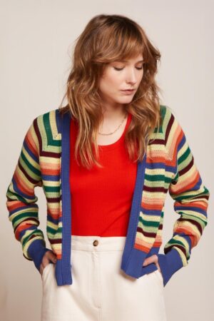 Blanca Molo Strickjacke in Blau