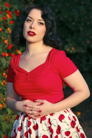 Carly Top in Rot