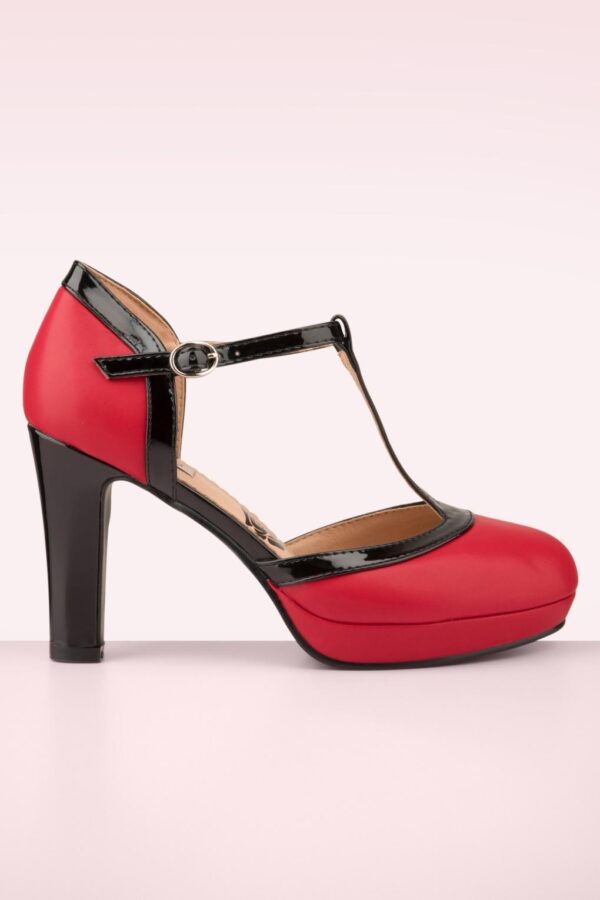 Country Rose Heels in Rot