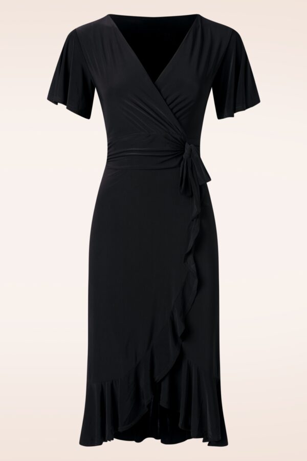 Desiree Bleistiftkleid in Schwarz
