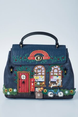 Die Old Post Office Mini Grace Tasche in Marineblau.