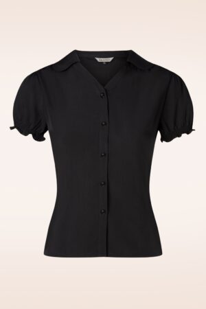 Jane Bluse in Schwarz