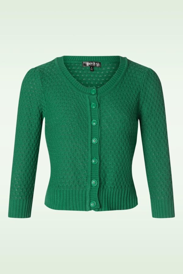 Jennie Strickjacke in Kelly Green