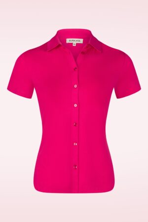 Joanna Top in Fuchsia.