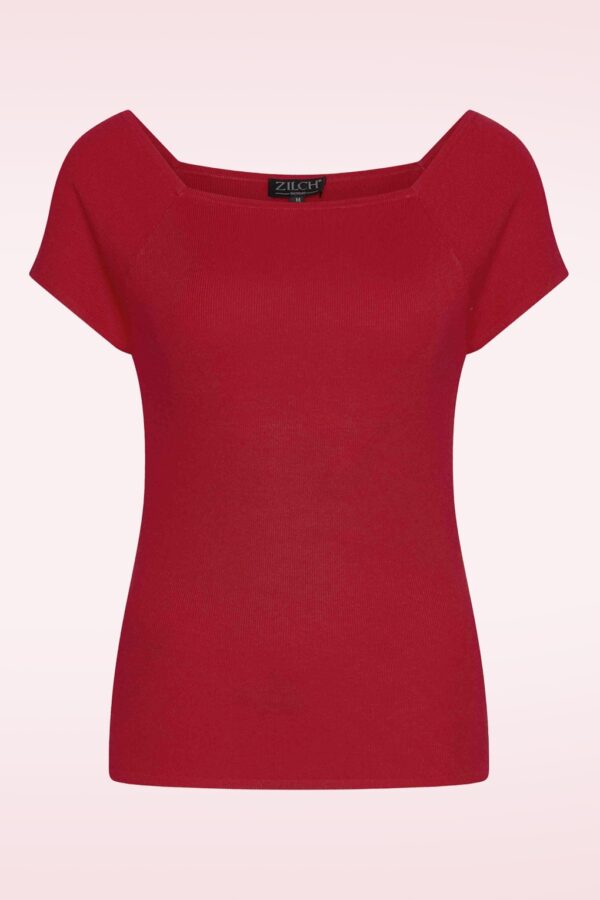 Kaylie Shirt in Rubinrot