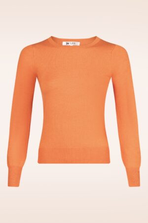 Kelly Pullover in hellem Orange