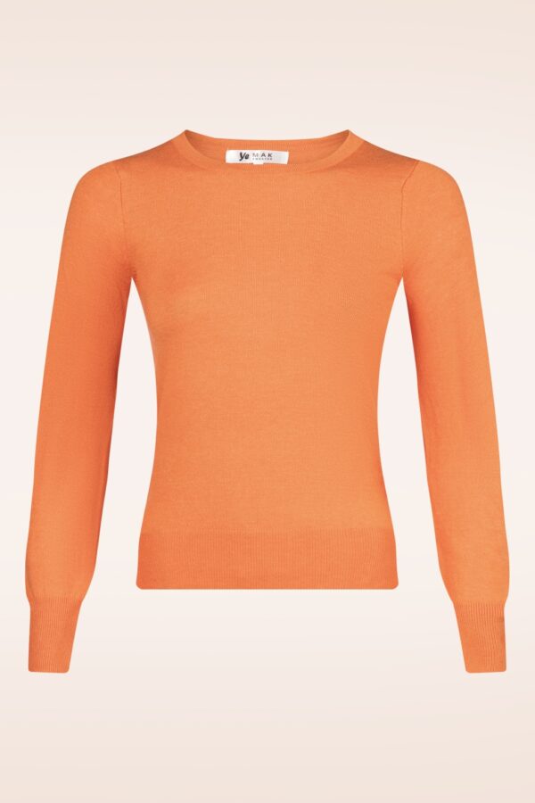 Kelly Pullover in hellem Orange