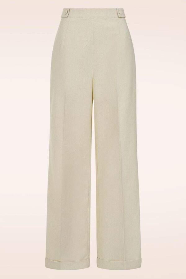 Lois Love Hose in Creme